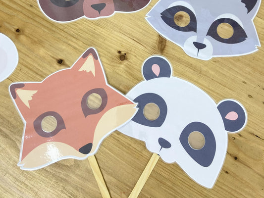 Animal Mask Printable Set - fun and creative activity