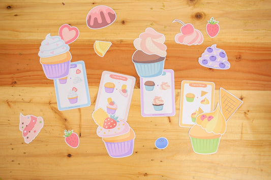 Cupcake Puzzle – Sweet Learning Fun for Kids! 🎈