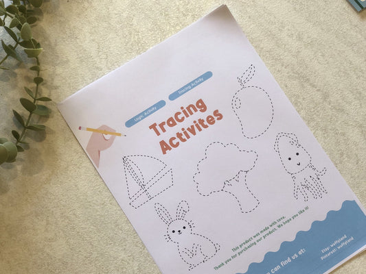 Boost Fine Motor Skills with 100+ Pages of Tracing Activities!
