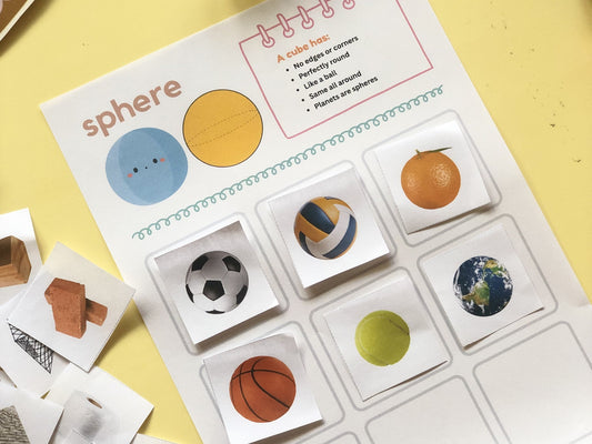 Learning 3D Shapes Made Fun: Real-World Matching Activity for Kids