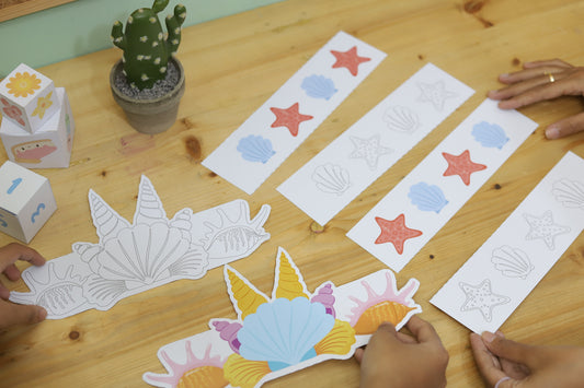 Craft Magical Moments with the Shell Crown Printable Activity