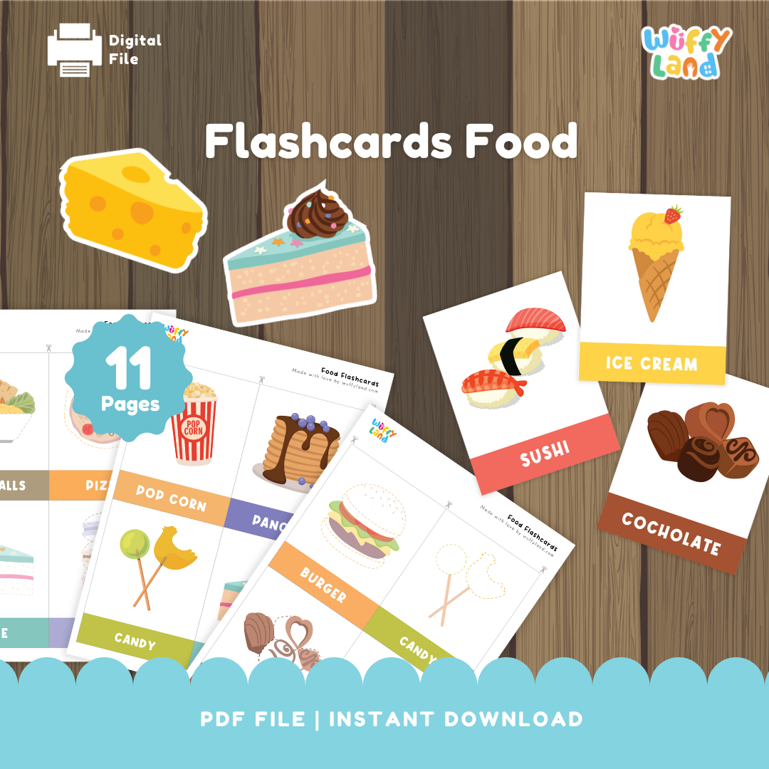 Flash cards Food