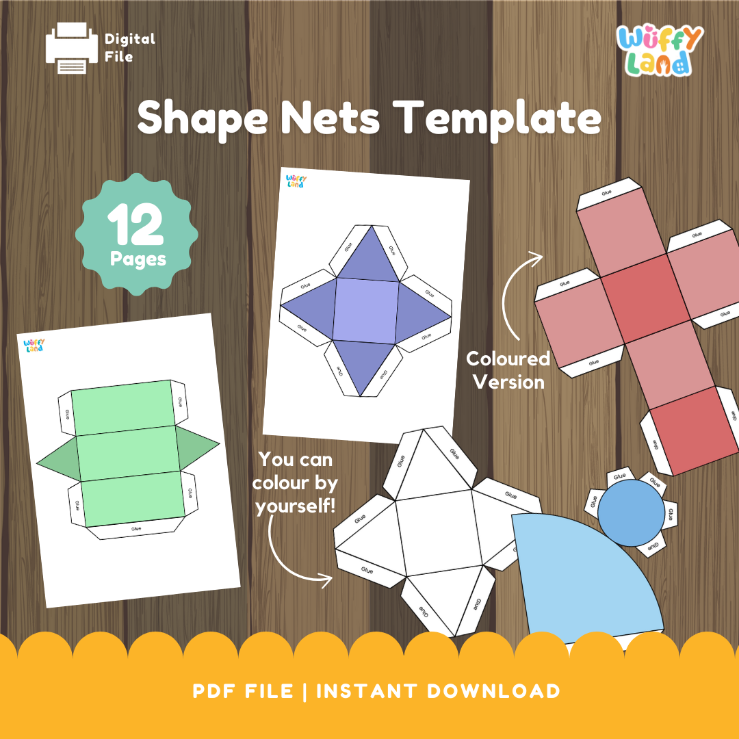 Shape Nets Templates - 3D Geometry Nets for Hands-On Learning
