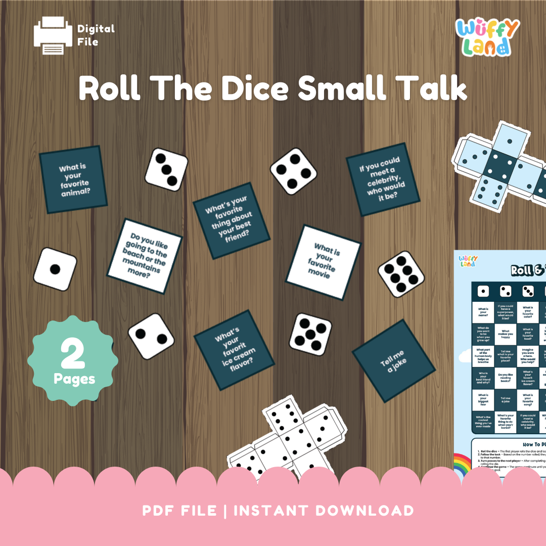 Roll the Dice Small Talk - Fun Icebreaker Game for Kids & Students!