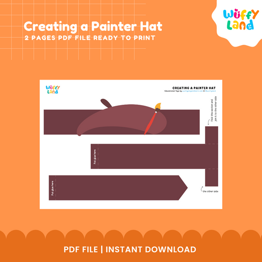 Painter Hat Craft – Artsy Pretend Play for Kids