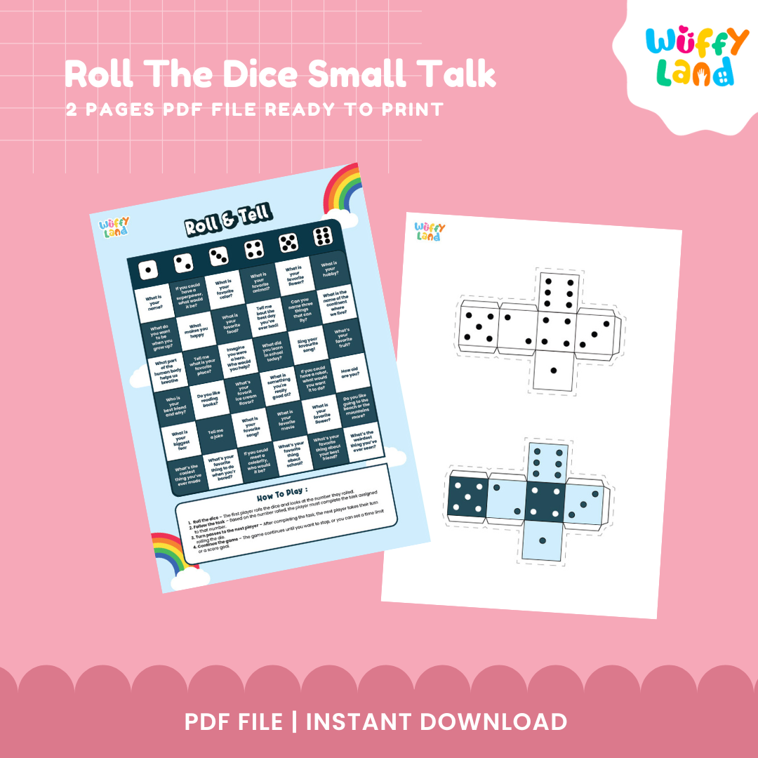 Roll the Dice Small Talk - Fun Icebreaker Game for Kids & Students!