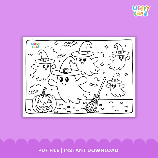 Halloween Coloring Pages Fall Activities Color Sheets September October Autumn