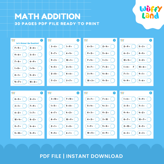 Math Addition Worksheets - Fun and Engaging Practice for Kids