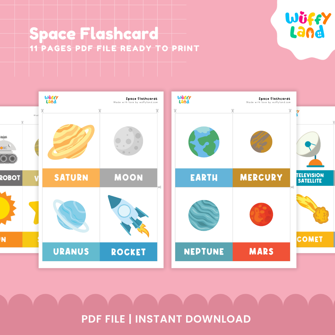 Flash cards Space