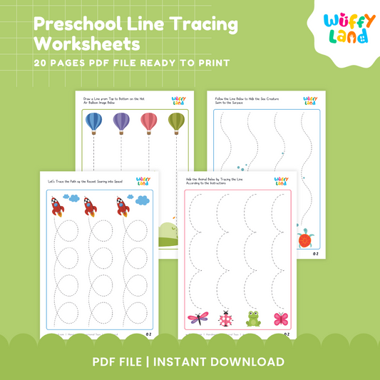 Preschool Line Tracing – Fine Motor Skill Practice