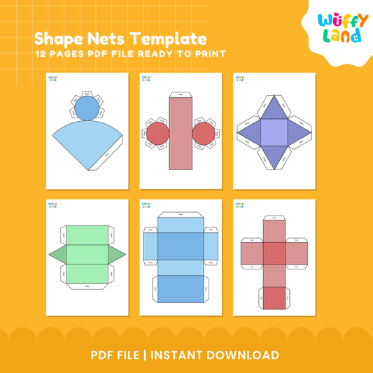 Shape Nets Templates - 3D Geometry Nets for Hands-On Learning