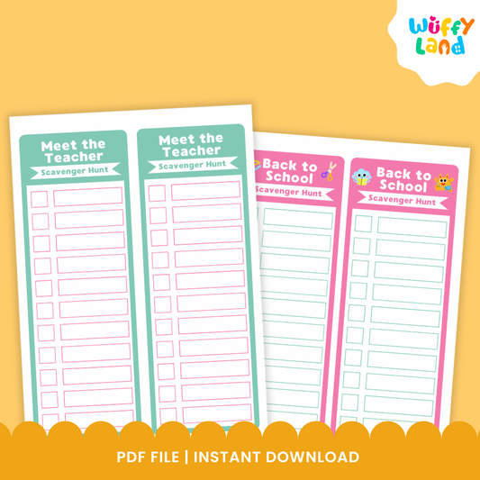 Meet the Teacher & Back to School Scavenger Hunt | First Week of School Activity