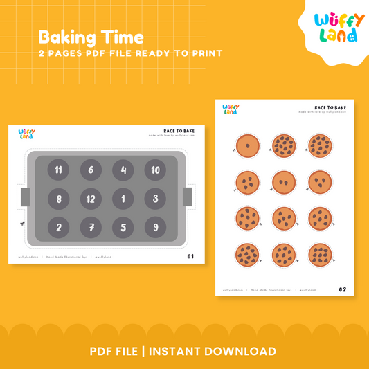 Baking Time Counting Game – Learn Numbers with Cookies