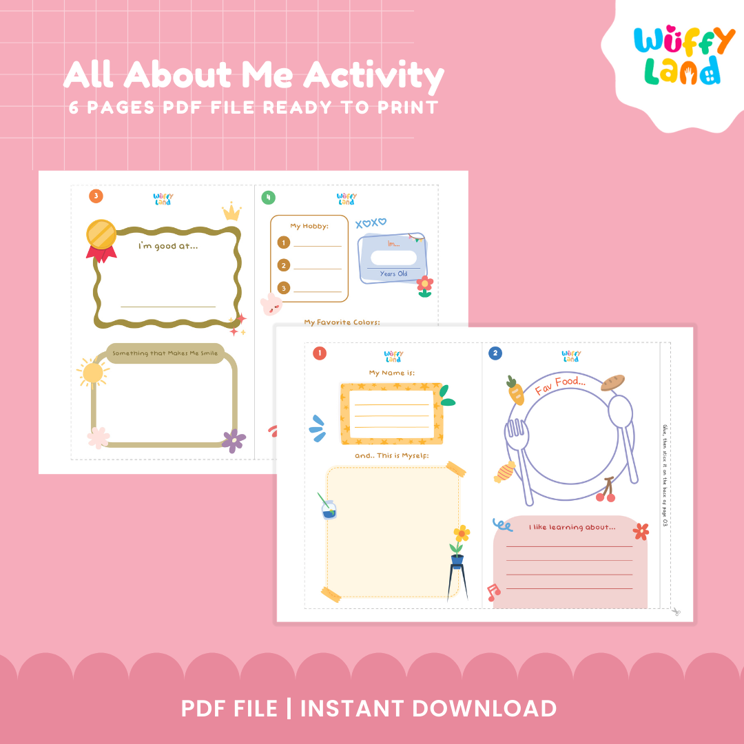 All About Me Activity (Face Edition) - Back to School - Self Portrait & Identity Craft