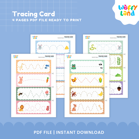 Line Tracing Cards – Fun Pre-Writing Practice for Kids