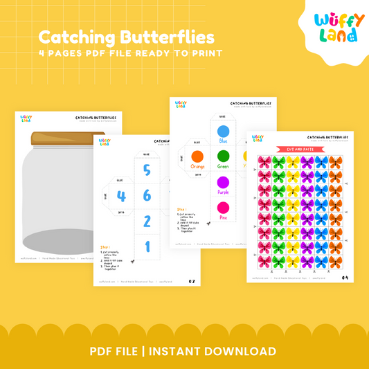 Butterfly Catching Game – Color Matching Activity for Kids