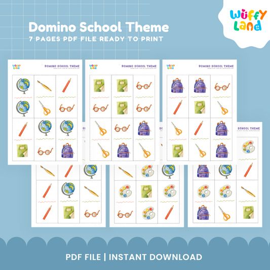 Domino School Theme | Domino Worksheets, Kids, Match The Dominoes