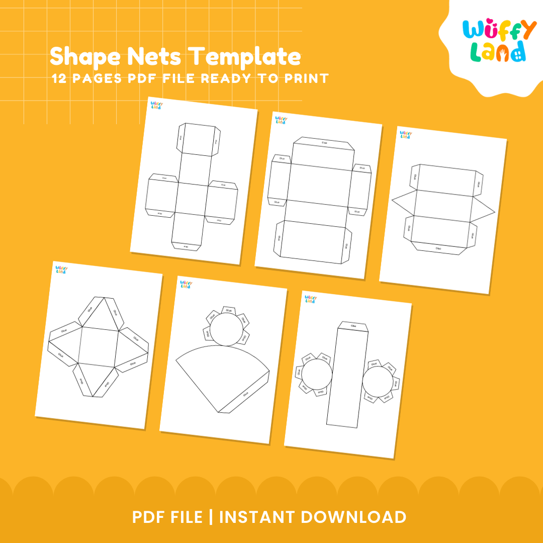 Shape Nets Templates - 3D Geometry Nets for Hands-On Learning