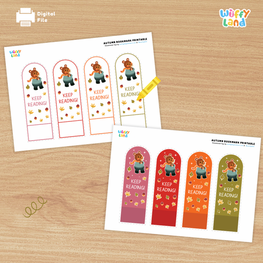 Fall Reading Bookmarks Perfect for Autumn Activities