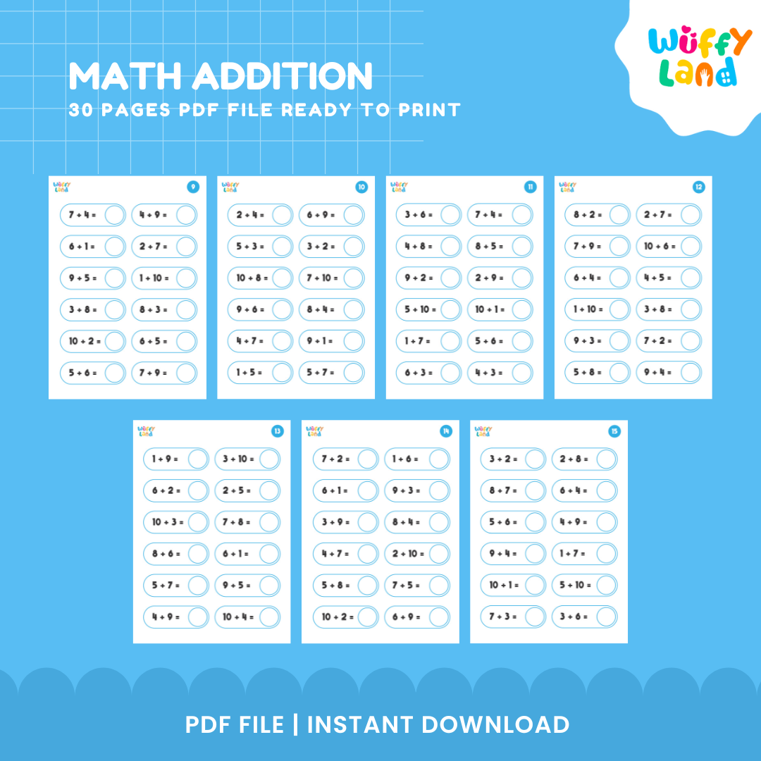 Math Addition Worksheets - Fun and Engaging Practice for Kids