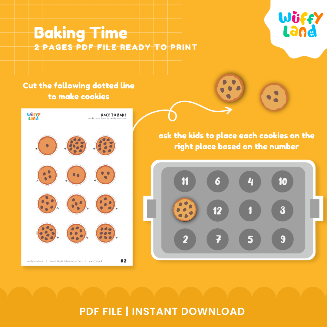 Baking Time Counting Game – Learn Numbers with Cookies