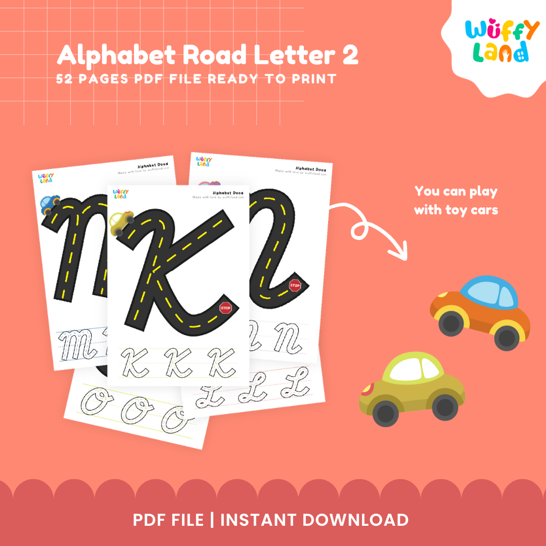 Alphabet Road Letters Part 2 – Drive & Learn A-Z Letters