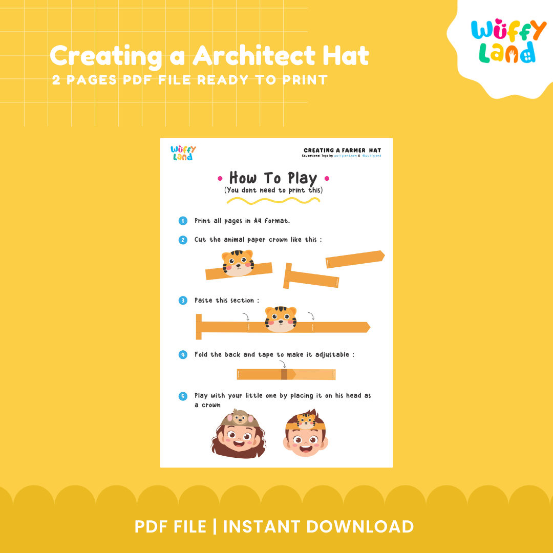 Build & Play: DIY Architect Hat Craft for Kids