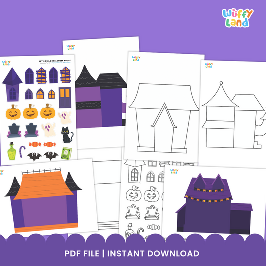 Halloween Haunted House Craft DIY Perfect for Halloween Fun