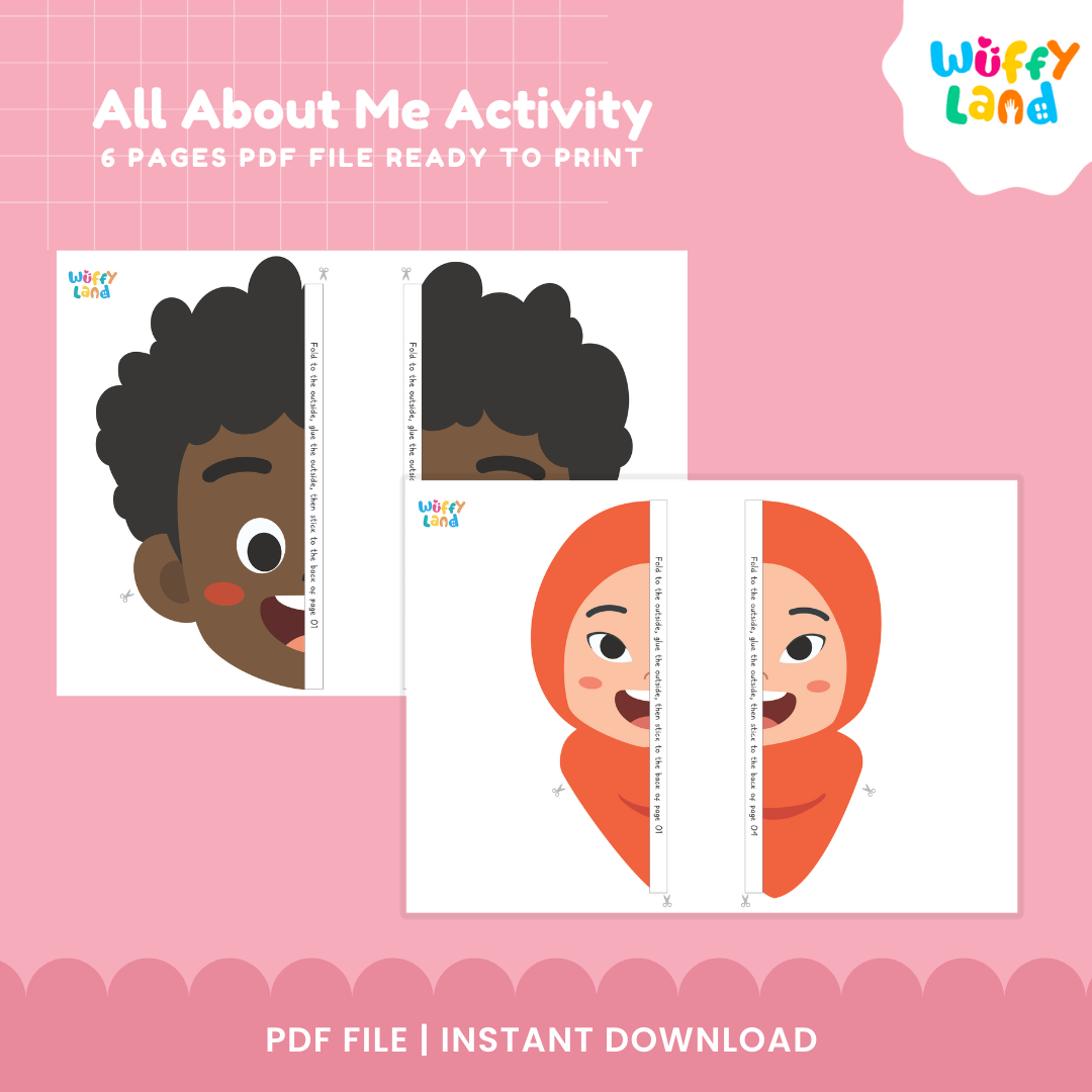 All About Me Activity (Face Edition) - Back to School - Self Portrait & Identity Craft