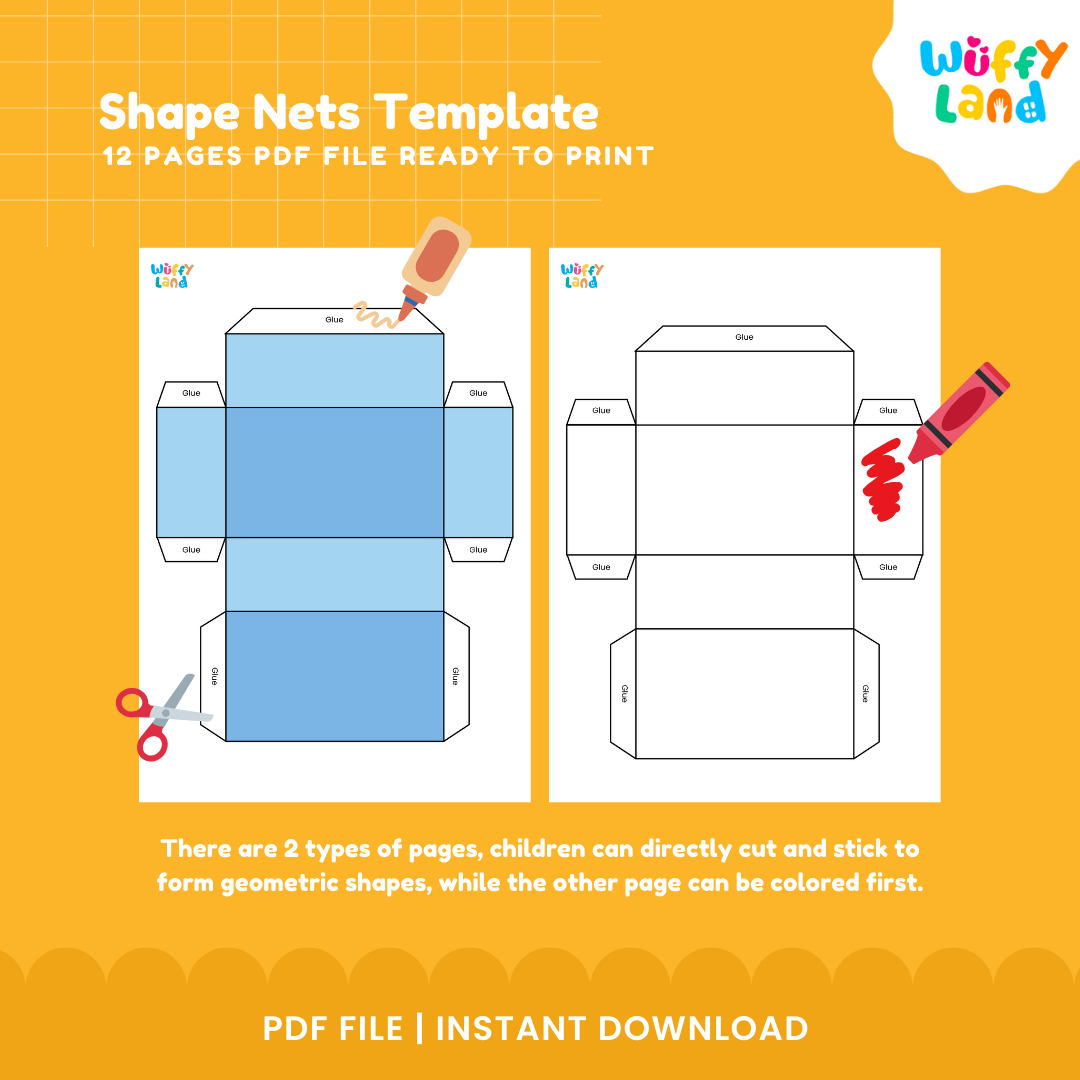 Shape Nets Templates - 3D Geometry Nets for Hands-On Learning