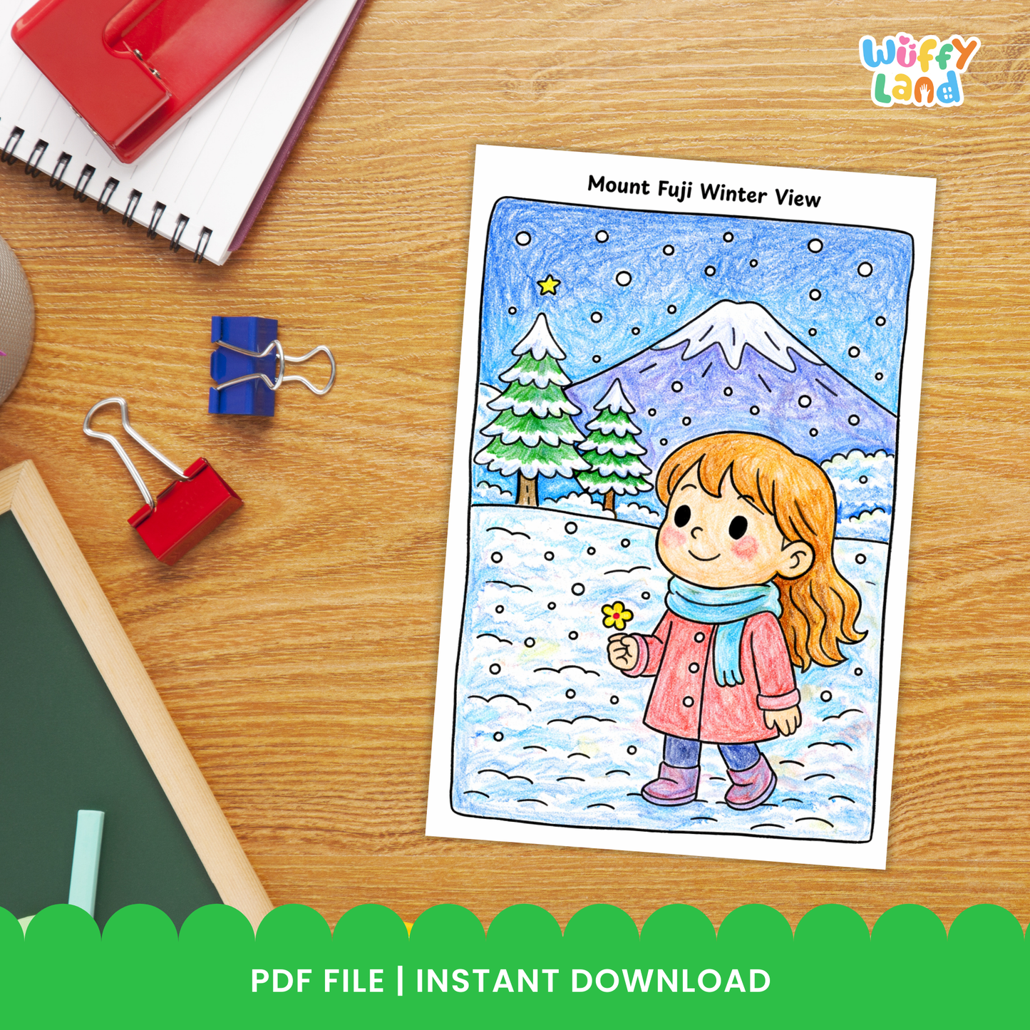 Japan Coloring Pages | Japan Landmarks, Culture & Travel Scenes | No Prep Printa