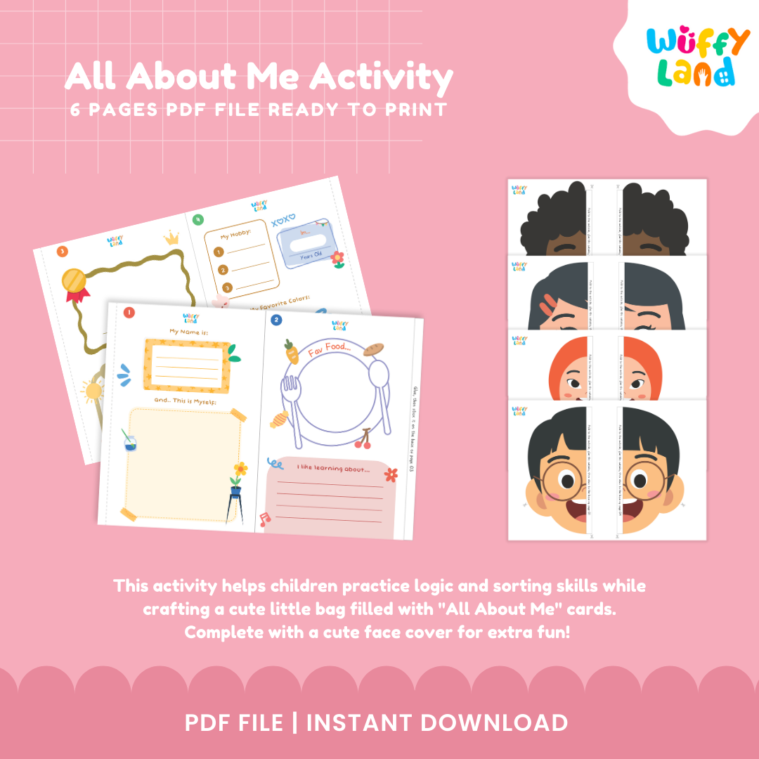 All About Me Activity (Face Edition) - Back to School - Self Portrait & Identity Craft