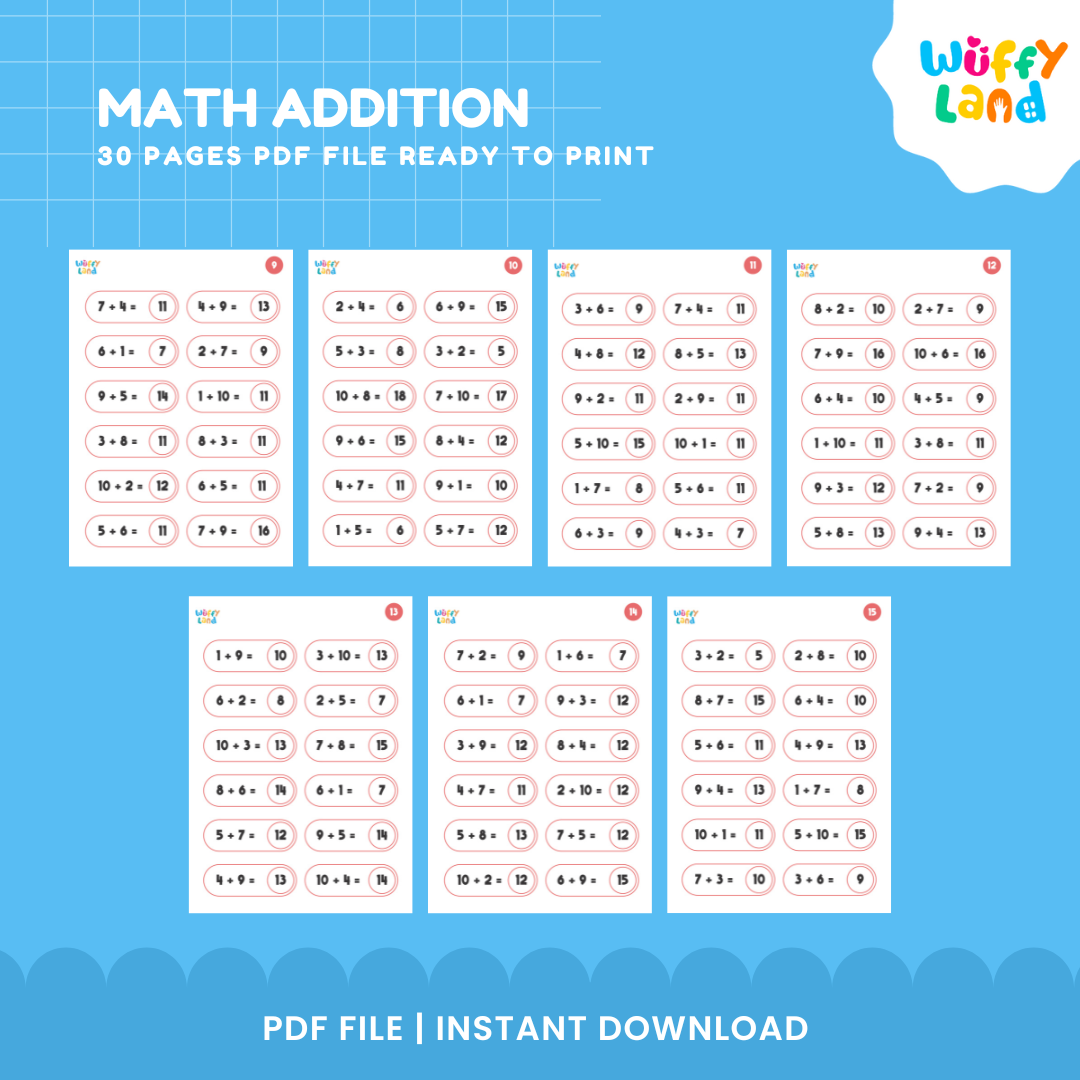 Math Addition Worksheets - Fun and Engaging Practice for Kids