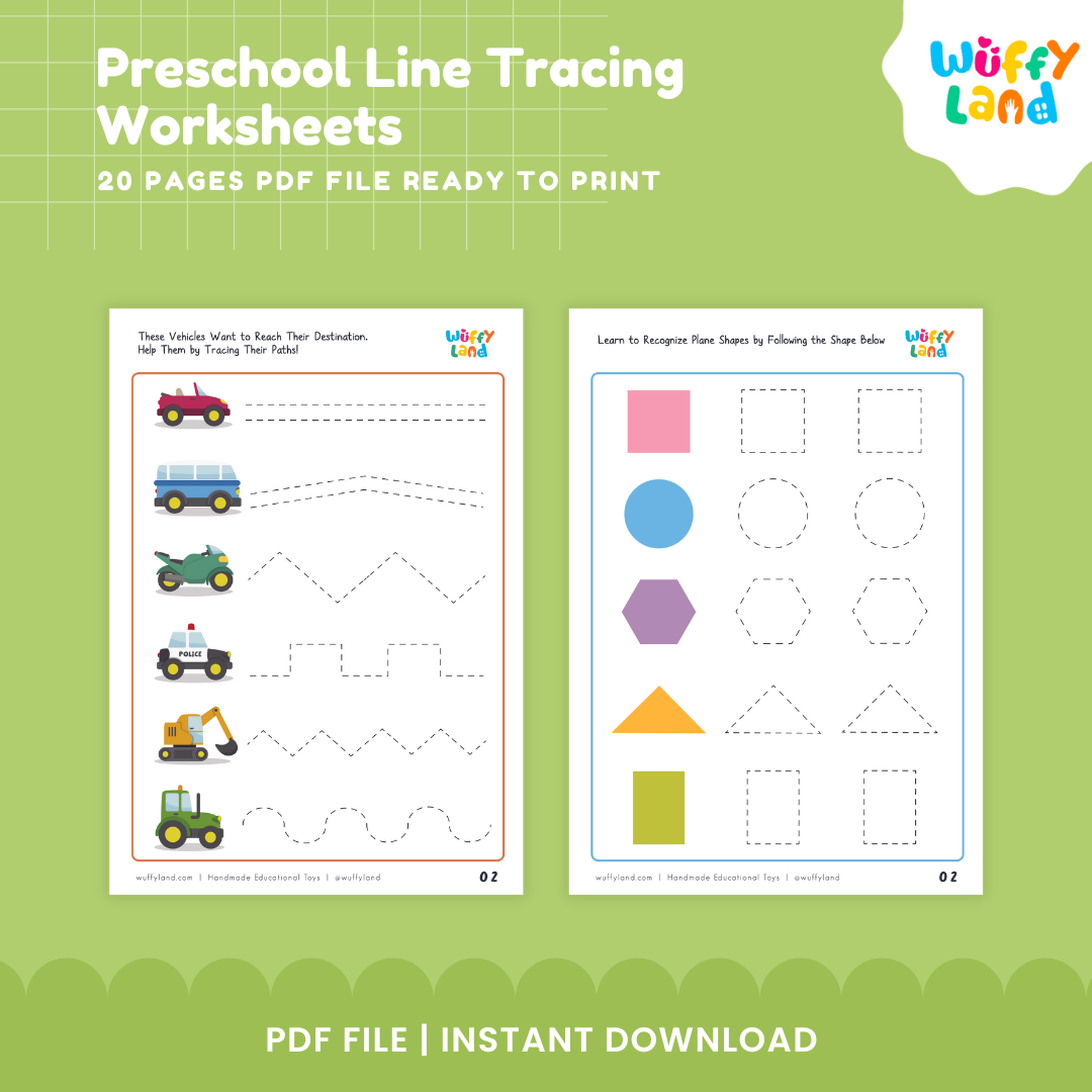 Preschool Line Tracing – Fine Motor Skill Practice