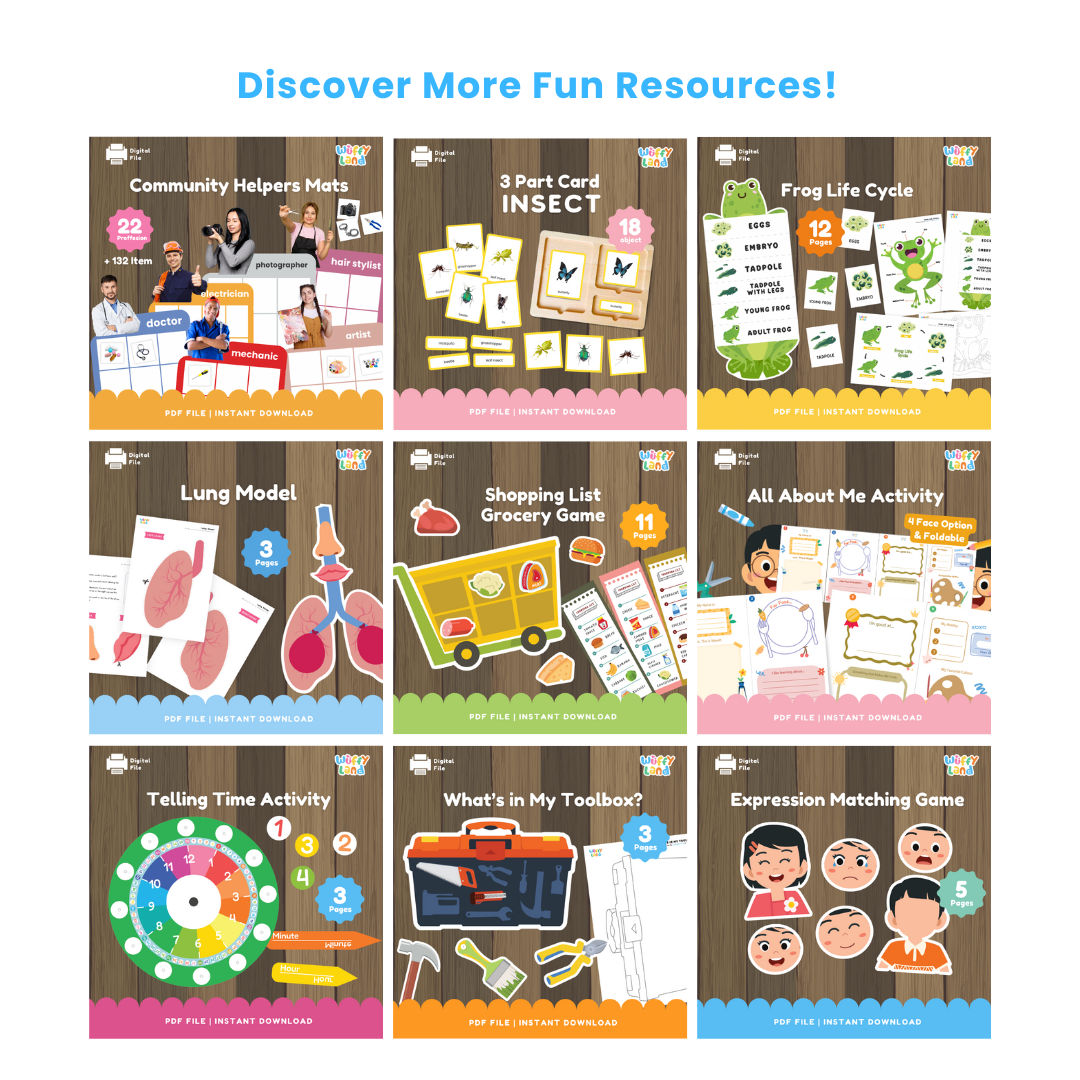 Transportation 3 Part Cards | Montessori Vehicle Vocabulary Cards | Printable Learning Activity