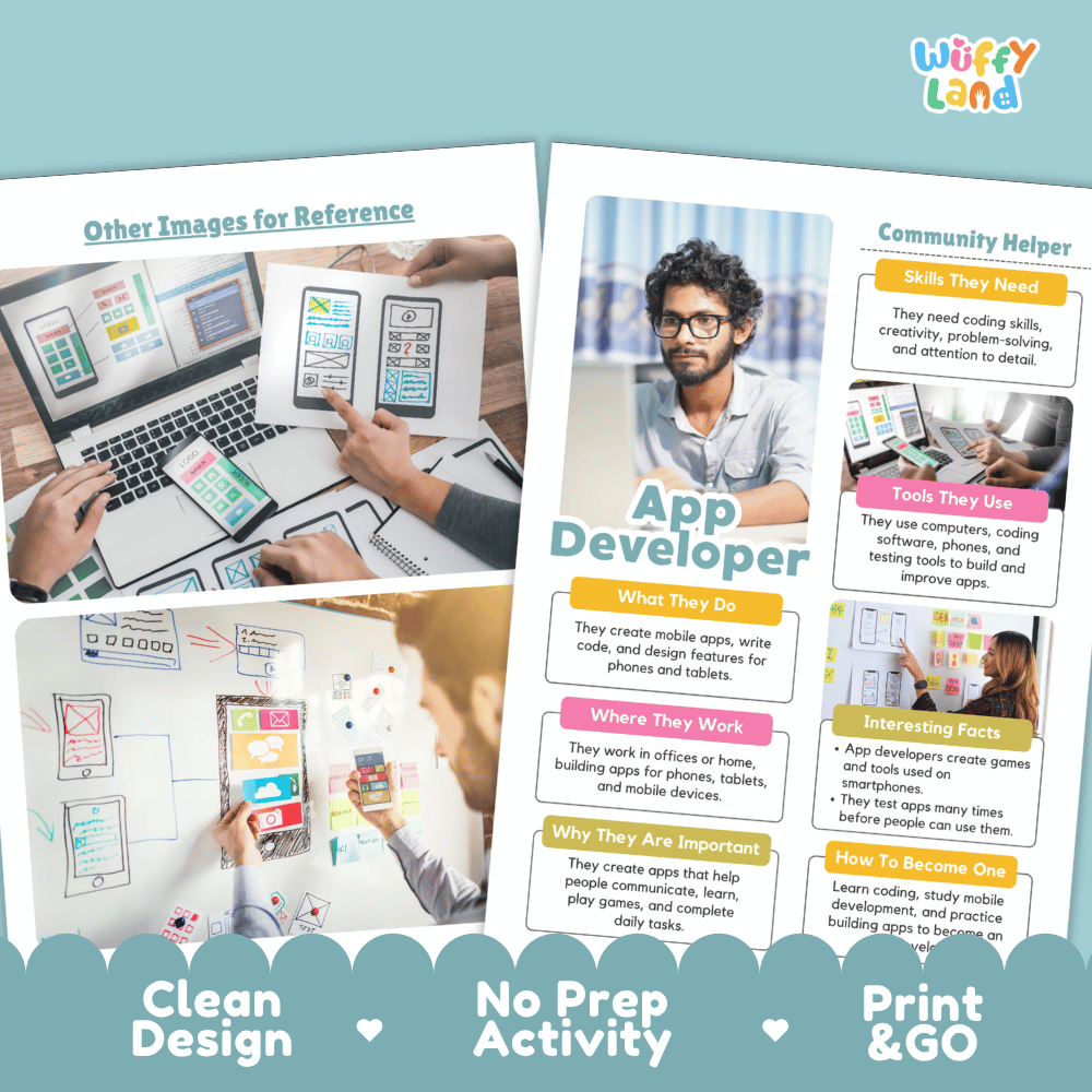 Print and go digital PDF writing worksheets with clean design layout, researcher name line, and zero prep classroom format