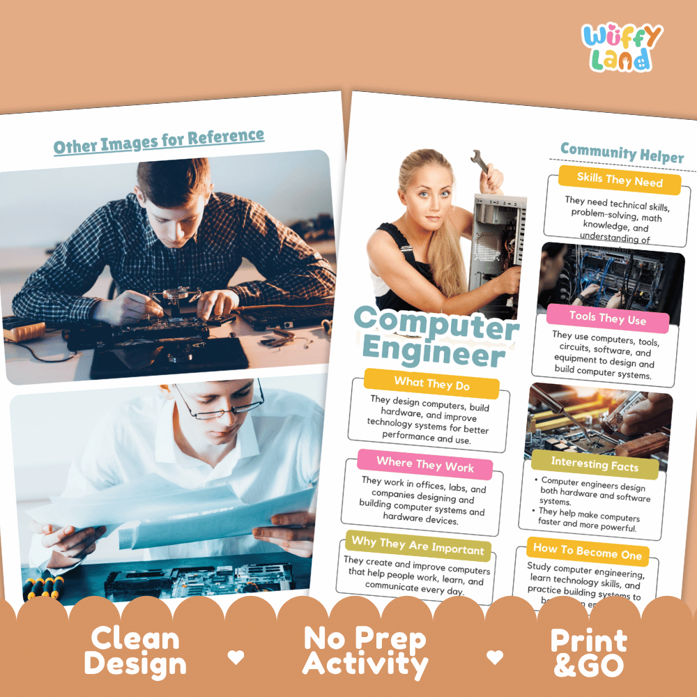 Print and go digital PDF writing worksheets with clean design layout, researcher name line, and zero prep classroom format