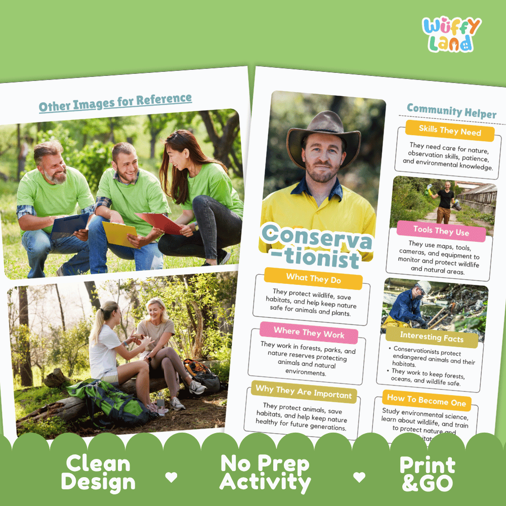 Print and go digital PDF writing worksheets with clean design layout, researcher name line, and zero prep classroom format