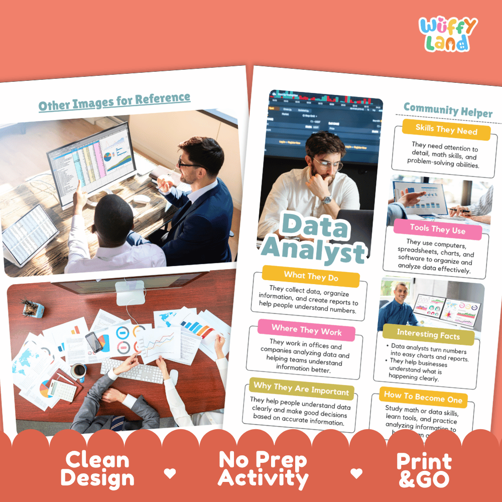 Print and go digital PDF writing worksheets with clean design layout, researcher name line, and zero prep classroom format