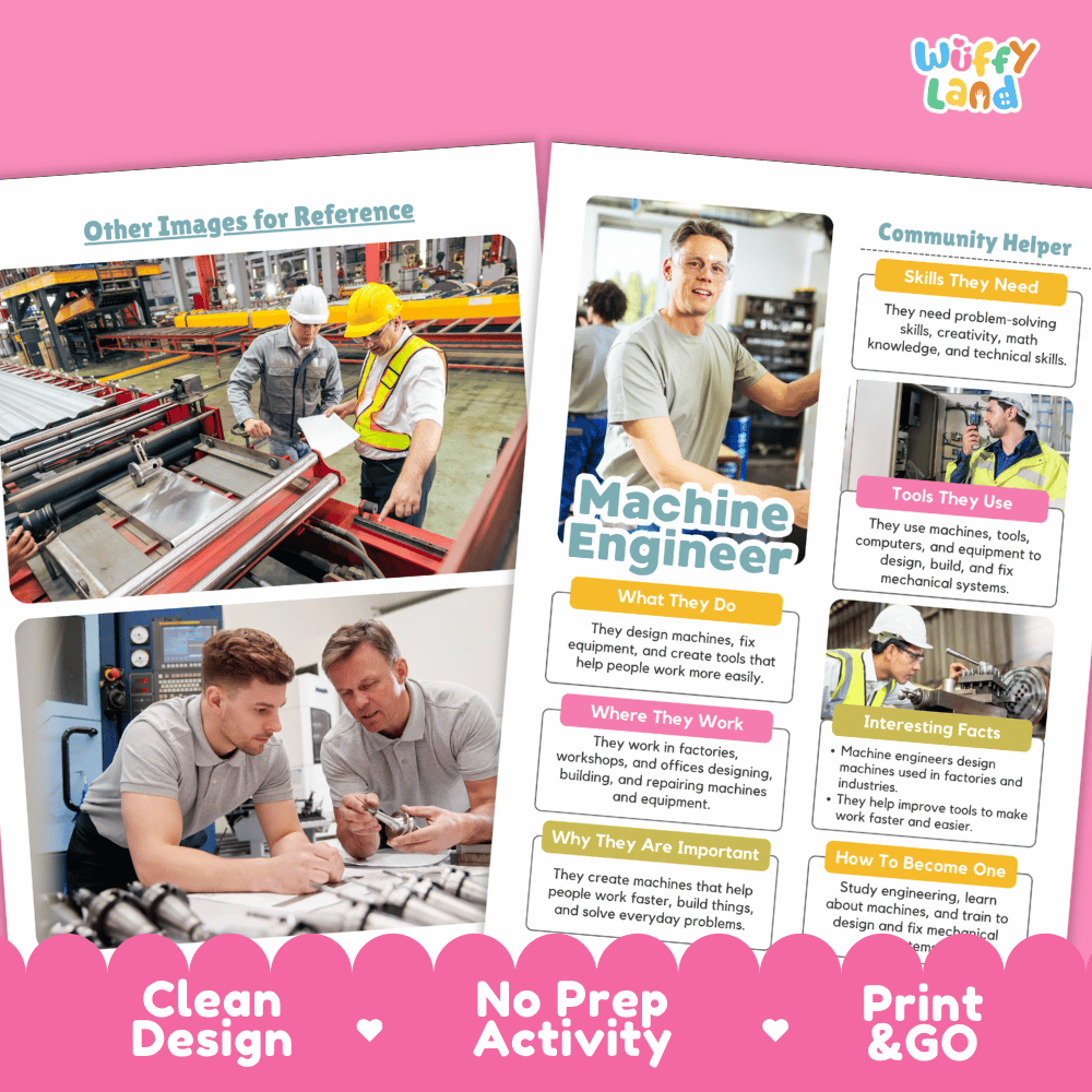 Print and go digital PDF writing worksheets with clean design layout, researcher name line, and zero prep classroom format