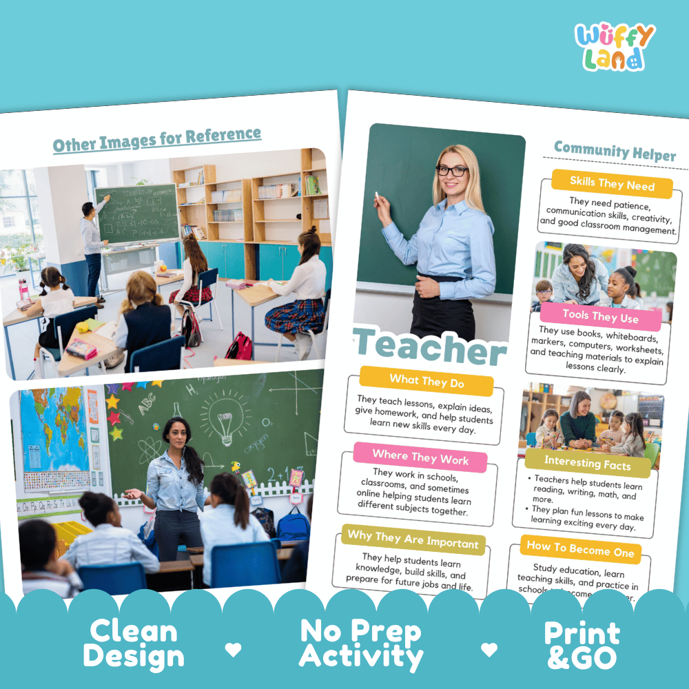 Print and go digital PDF writing worksheets with clean design layout, researcher name line, and zero prep classroom format