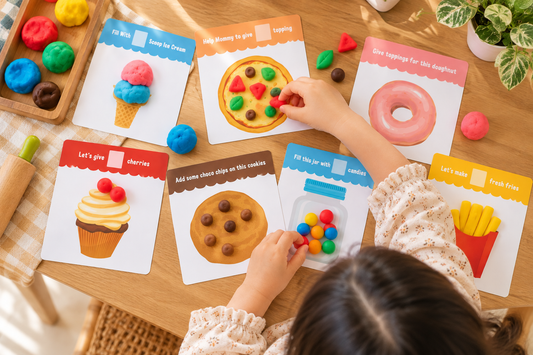 Food Playdough Mats for Kids: 8 Fun Pretend Cooking Activities