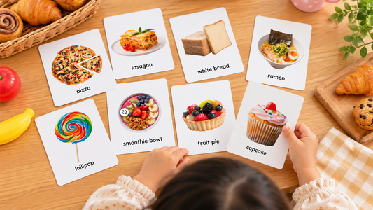 Montessori Food Flashcards: 7 Fun Ways to Teach Food Vocabulary to Kids