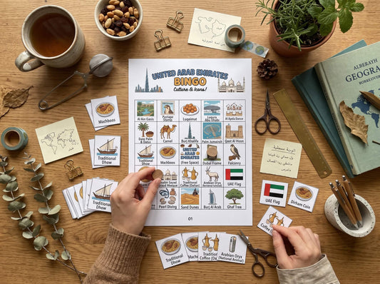 5 Fun UAE Bingo Activities for Kids: Learn Geography Through Play