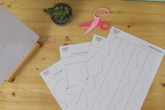 Snip, Learn & Play with Our Scissor Practice Printable! ✂️🖍️