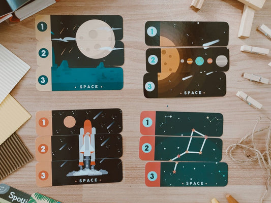 Explore the Cosmos with Our Printable Space Puzzle for Kids! 🚀🧩