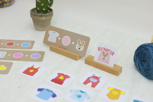 Match, Learn & Play with the Color of Clothes Printable!