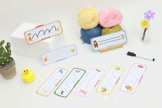 Build Fine Motor Skills with Fun Tracing Cards! ✏️🐇
