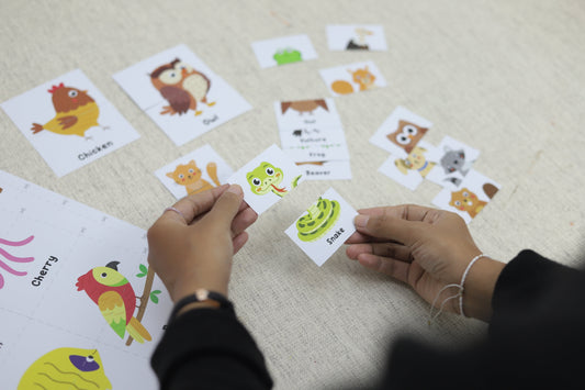 Make Learning Wildly Fun with the Animal Matching Game Printable! 🦁🧠