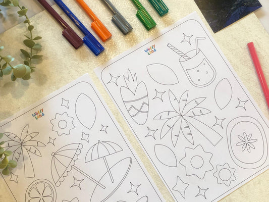 Soak Up the Creativity with These Fun Summer Coloring Pages! ☀️🎨